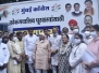 At Tilak Bhavan during the flagging off of essential materials and fully equipped Ambulance for flood affected places in Maharashtra arranged by @IncMumbai President Bhai Jagtapji in the presence of Shri H K Patil ,Incharge Maharastra,Nana Patoleji Ministers Shri Aslam Shaikh and Smt Varsha Gaikwad and other Leaders