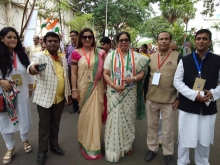 Attending Shri Rahul Gandhi Programme at Goregaon