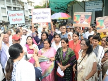 Christians in Mumbai protest 2