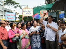 Christians in Mumbai protest 3
