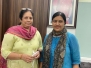 Congratulations to Dr Pradnya Rajiv Satav on being given Candidature for Member of Legiislative Council .Met and congratulated her .