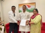 Extended Invitation for Community prog to Mumbai’Congress President Shri Bhai Jagtap Ji. and Education Minister Prof Varshatai Gaikwad and also met Honble Minister Sunil Kedar ji