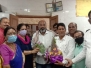 Felicitation of Newly Appointed Block Presidents  in the presence of core committee I of Ghatkopar West. The Block Presidents  are the   Backbone of the organisation and I assured them full support and cooperation.