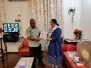 Fr Antony Charanghat Chief Editor of Examiner with the latest copy of the Archdiocesan Official Mouthpiece The Examiner at his office