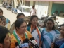 Glimpses of the protest by Karnataka Pradesh Mahila Congress against #MTBNagraj for his misogynistic comments about Hosakote candidate Smt.Padmavati Suresh.