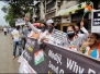 Mumbai Congress felicitates Modiji against sending children's vaccine abroad.