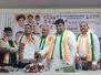Northeast Mumbai District Congress Minority Division Workers Meet was organized at Ramabai Ambedkar Nagar. District President of North East Mumbai District Minority Division Shri. Sameer Akhtar had organized this worker meeting. With me at this workers meeting. Abraham Roy Money, Mr. Ahmed Khan chief was present. This time many office bearers and workers were present at the gathering